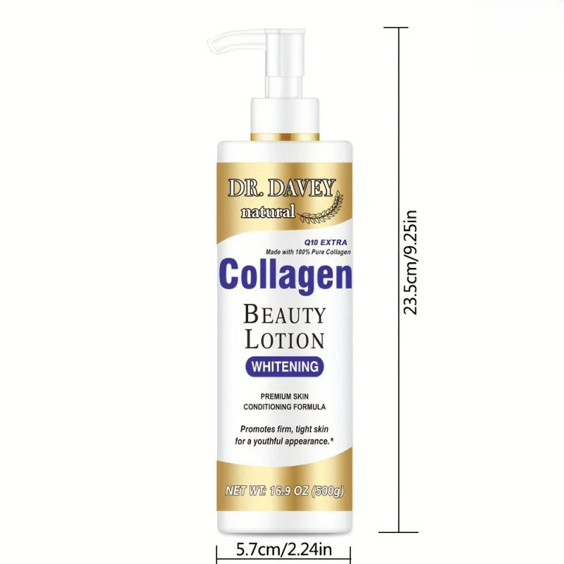 DR.DAVEY Collagen Body & Hand Lotion 500ml | Deep Moisturizer