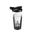 350ML Electric Protein Powder Mixing Cup Automatic Shaker Bottle Mixer Shake Bottle Milk Coffee Blender Kettle fro Gym outdoor Oasis Select Black