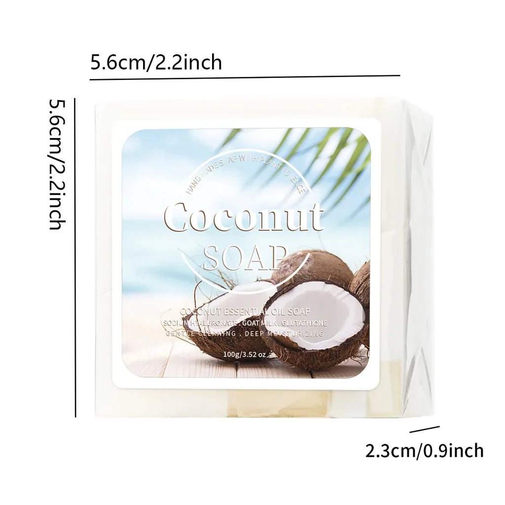 Coconut Milk & Goat Milk Handmade Soap 100g | Plant Extract Handmade Bar Soap Oasis Select