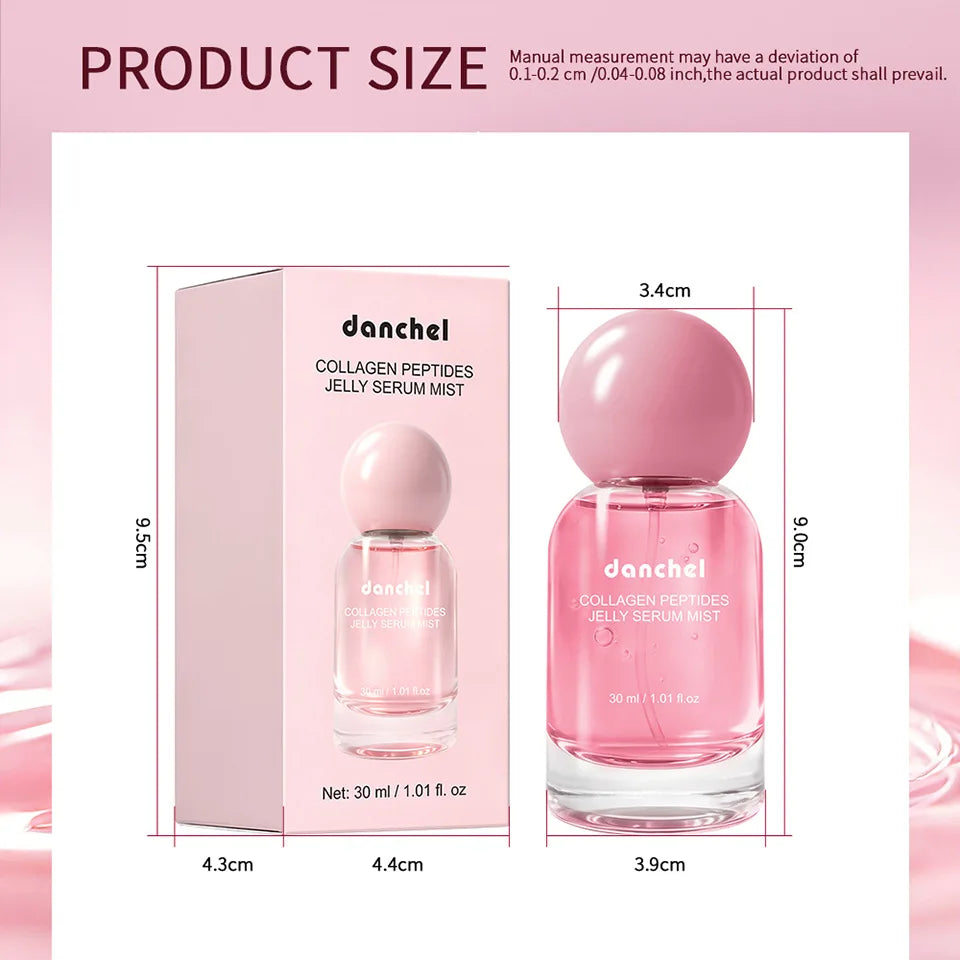 30ml Collagen Peptide Jelly Essence Spray Deep Hydration Moisturizing Skin Care Gel Serum Oasis Select