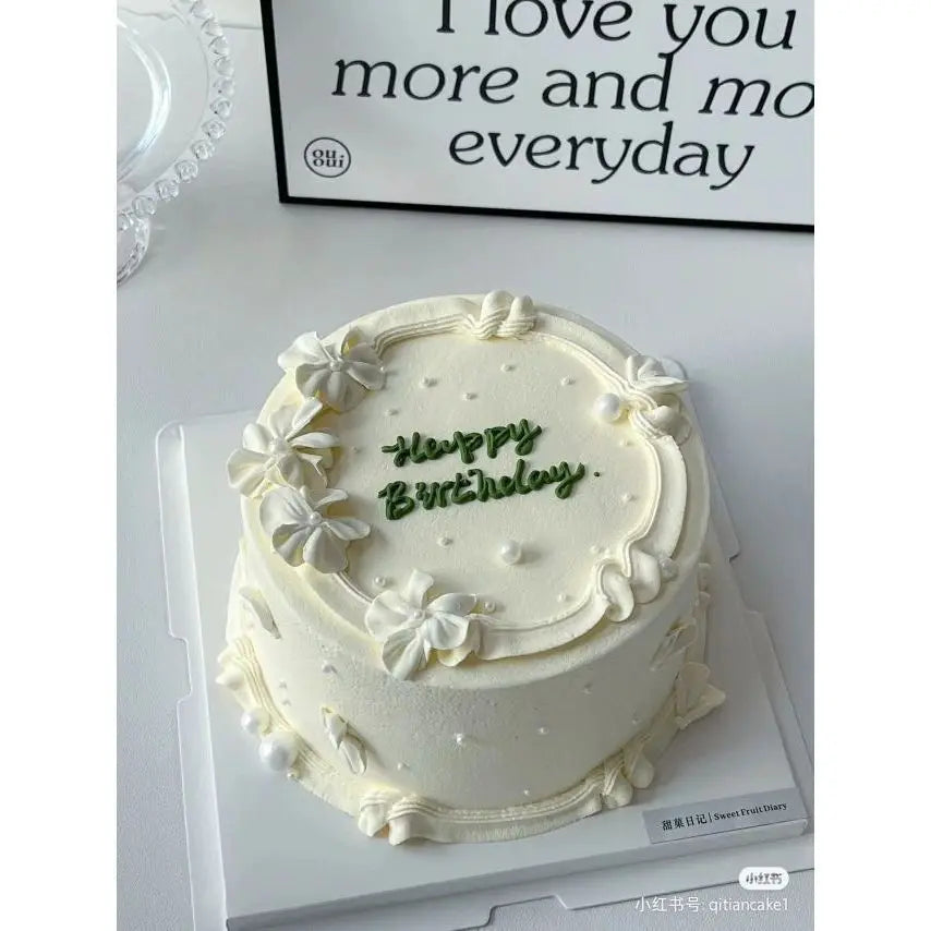 Simulation Cake Model Internet Popular Bow Birthday Fake Window Decoration Sample Photography Props Oasis Select style 6 6 inch