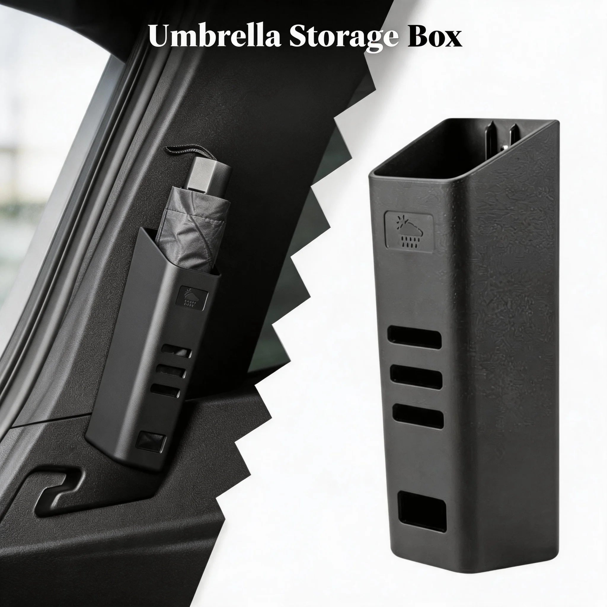 Car Umbrella Holder Storage Box Trunk Waterproof Rain Organizer Vehicle Universal Interior Accessories For SUV Sedan Hatchback ﻿ Oasis Select