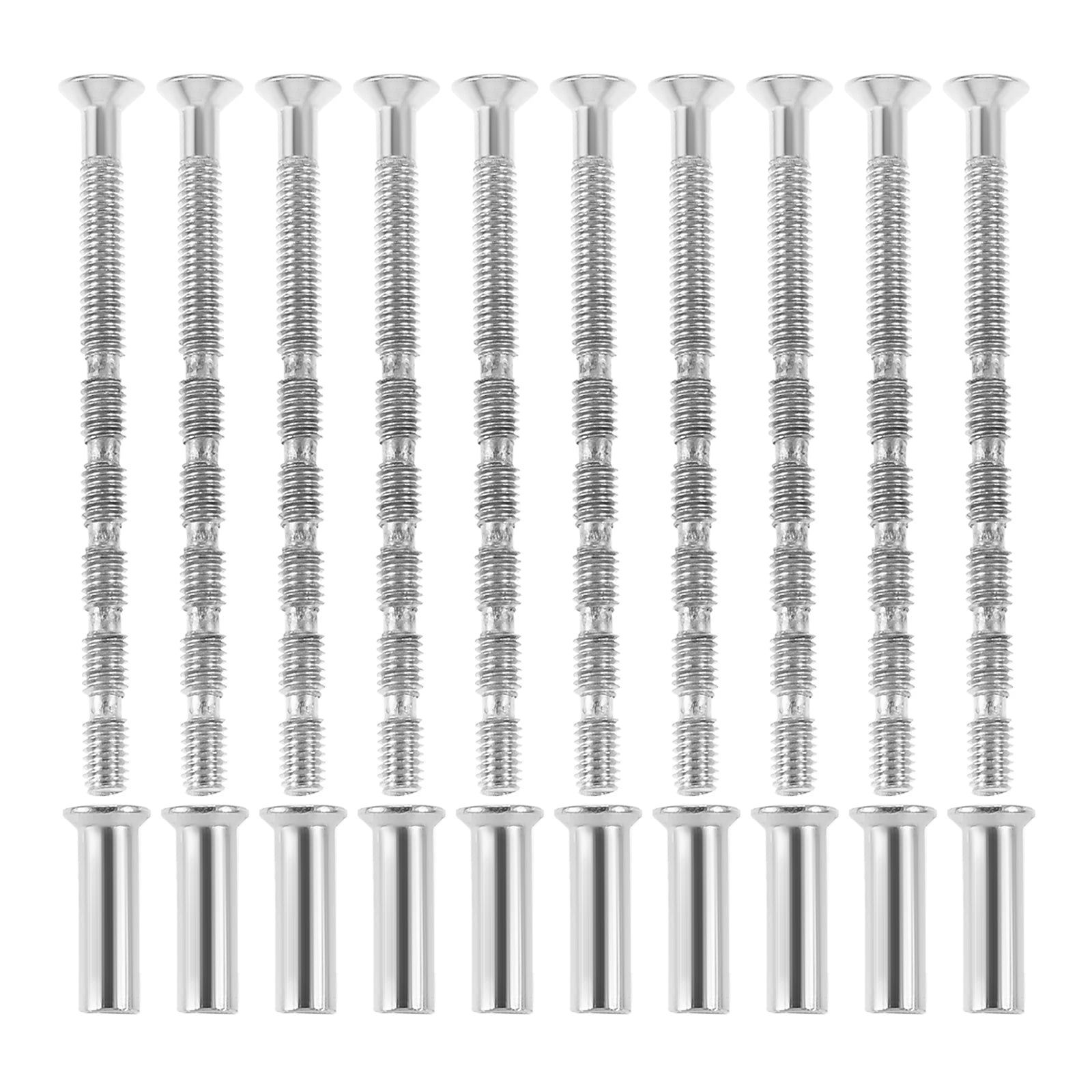 10 Sets Cross Iron Screws Cuttable M4*60mm with Nuts M4*16mm for Door Handles,cabinet Drawer Knobs,eyebolts,Furniture Hardware Oasis Select