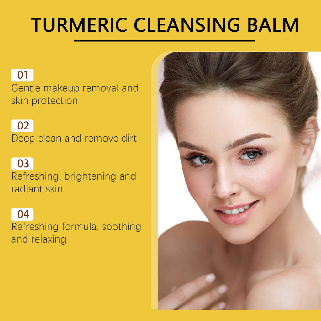 Eelhoe Turmeric Ginger Lemon Cleansing Balm Makeup Remover 100g Cleansing Balm Oasis Select