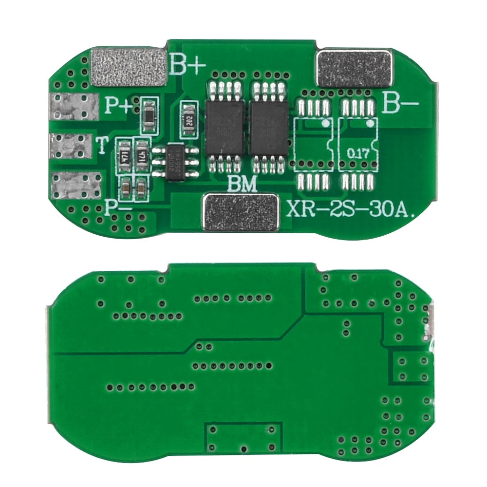 BMS 2S 7.4V 8.4V 18650 Lithium Battery Protection Board Li-ion Batteries Charge Discharge Protection Module Protect 2S 5A 6A 10A Oasis Select