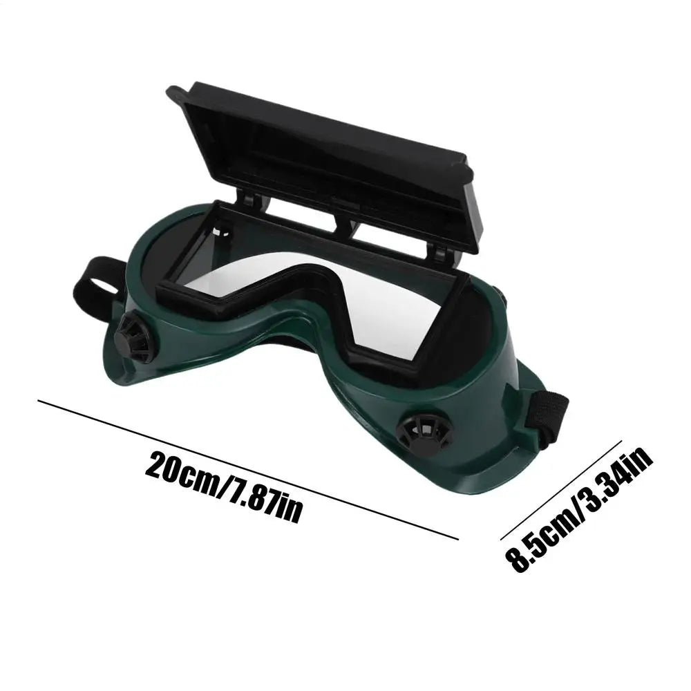 Flip-Up Anti-Glare Welding Goggles – Arc & Grinding Safety