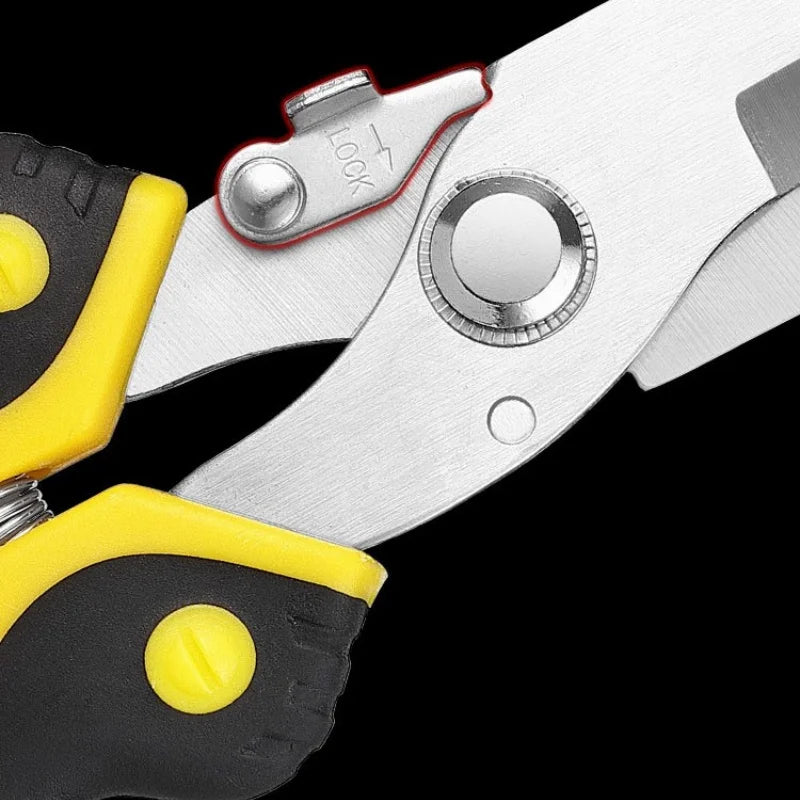 Stainless Steel Industrial Scissors Iron Sheets Iron Wire Scissors Multifunctional Hand Scissors Wire Cutters Electrician Tools Oasis Select