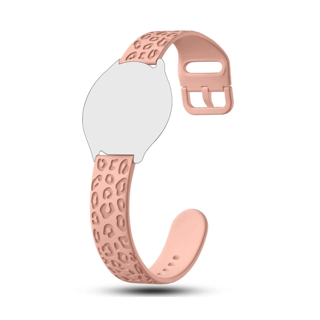 20mm Leopard Silicone Watch Band for Amazfit & Huawei GT Silicone Watch Band Oasis Select Sand Pink