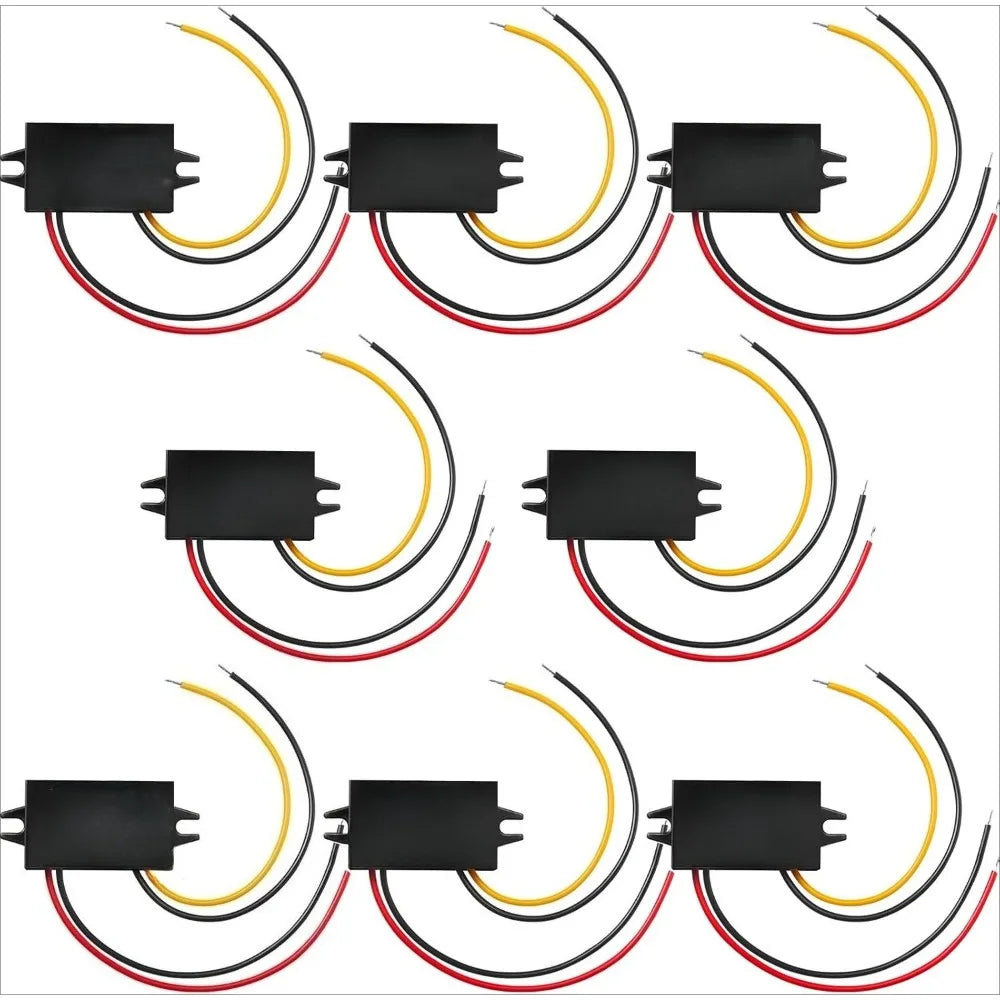 12V To 5V 3A Buck Converter Module Reduced Voltage Regulator Car Power Output Power Adapter Wire Interface For Car LED Display Oasis Select 12v to 5v 3A