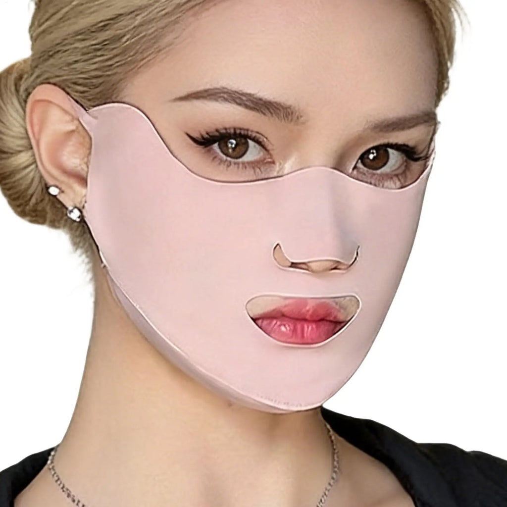 1PC UV Protection Face Mask Breathable Ice Silk Mask Washable Dustproof Sunscreen Mask Anti-UV Outdoor Riding Face Mask Oasis Select