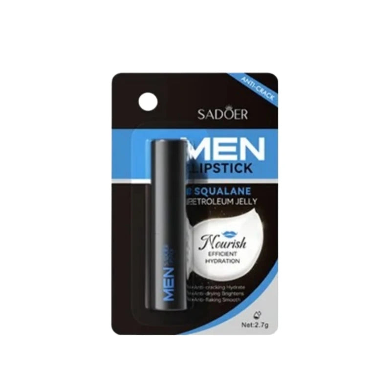 Sadoer Men's Moisturizing Lip Balm – Hydrating & Nourishing Men's Lip Balm Oasis Select Squalane