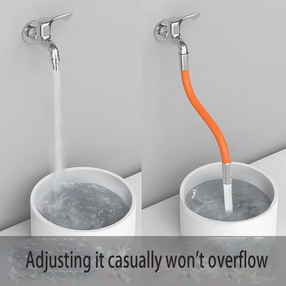 Universal Faucet Extension Pipe – Anti-Splash Water Extender Faucet Extension Pipe Oasis Select