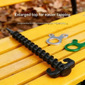 10Pcs Tent Stakes Heavy Duty Strong Grip Ground Pegs for Canopy Camping Hiking Gardening Outdoor Use Oasis Select Default Title
