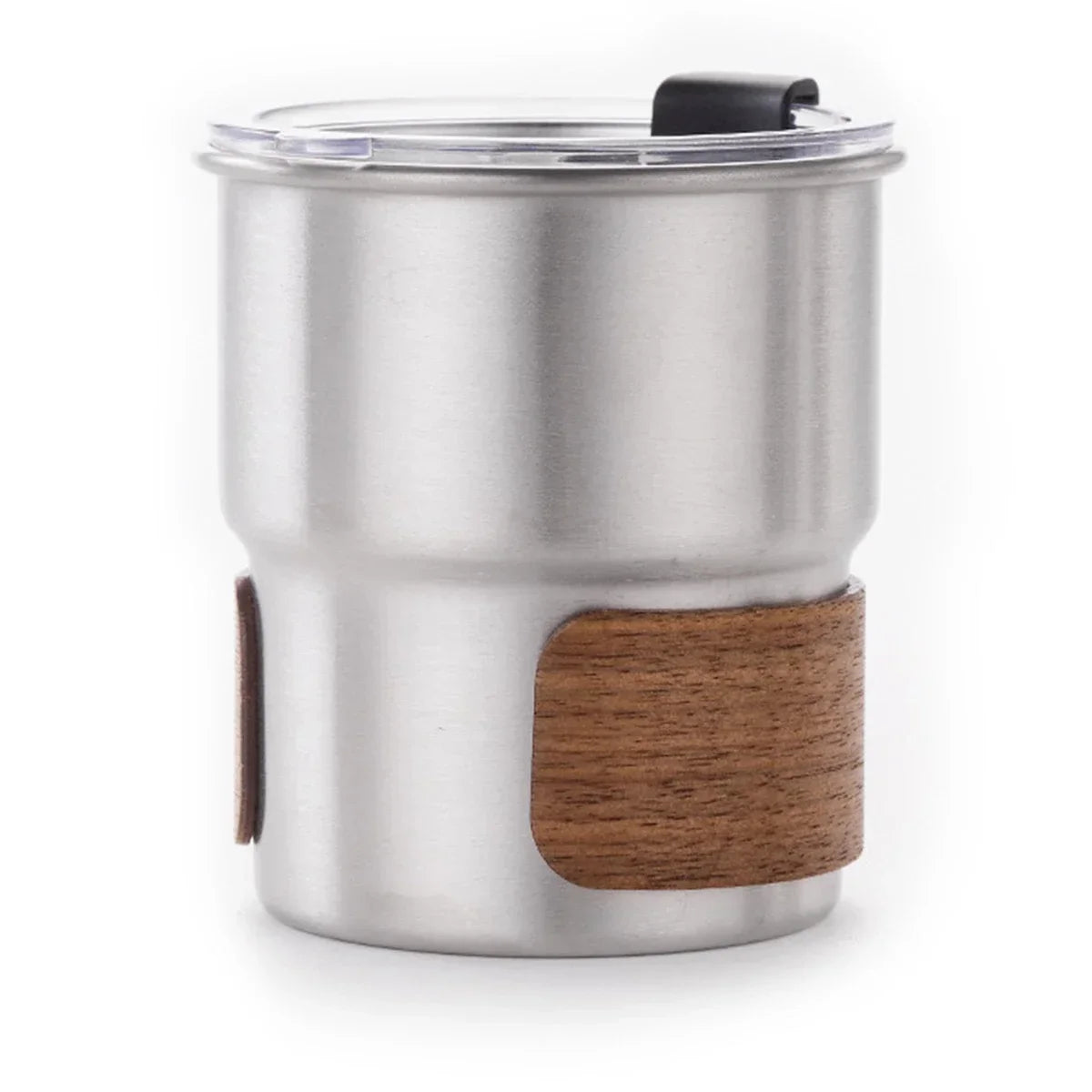 Stainless Steel Coffee Camping Mug with Lid Portable Heat Resistant Mug for Outdoor Picnic Camping Fishing Oasis Select Light Grey 300ml
