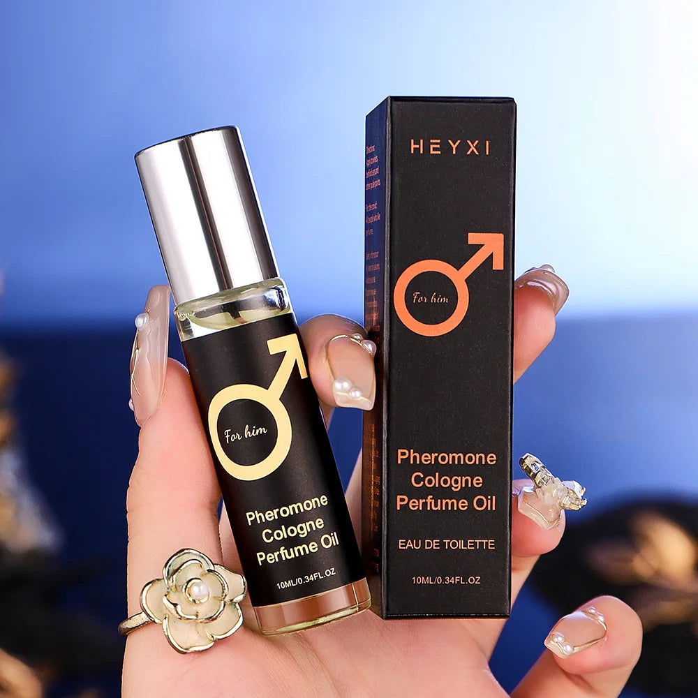 HEYXI Pheromone Cologne Perfume Oil for Men – 10ml Roll-On Men's Roll-On Cologne Oasis Select