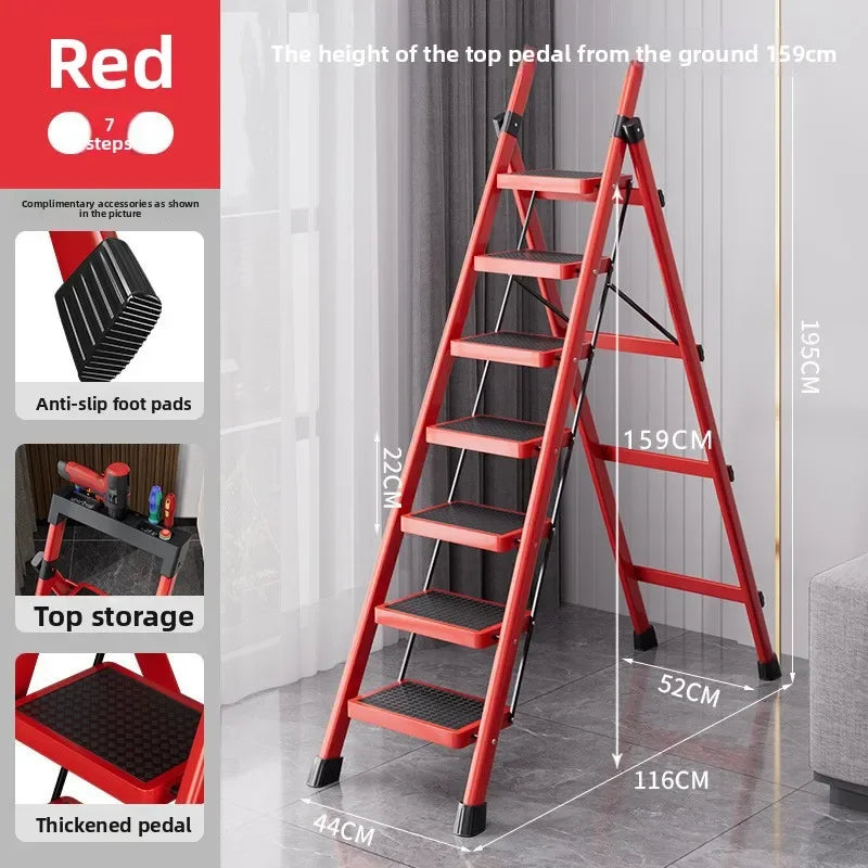 Herringbone Ladder Household Folding Telescopic Multifunctional