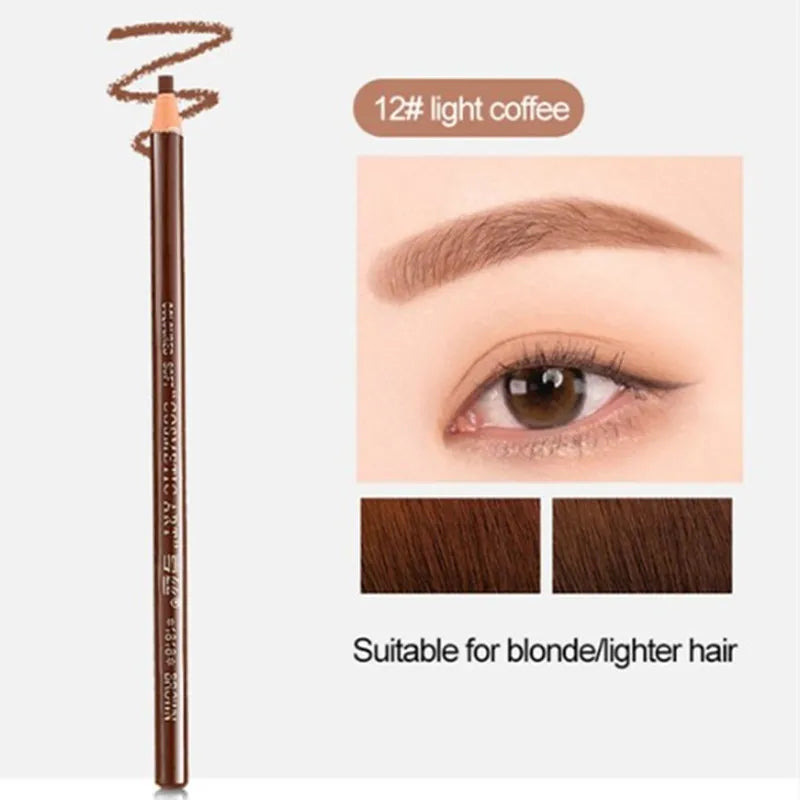 Waterproof Eyebrow Pencil Brown & Black | Long-Lasting Brow Pen