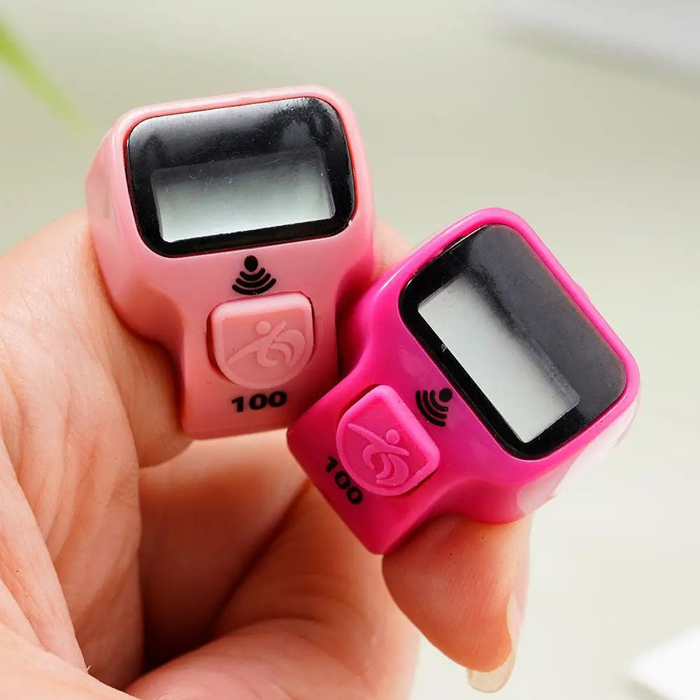 Fitness Electronic Finger Counter, Mini Digital Display Hand Tally Counter 5-Digit Number Count Clicker Resettable Clicker Oasis Select