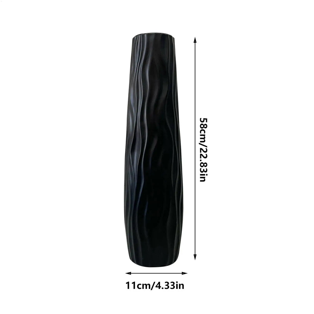 Large floor vase simple European-style plastic vase for hydroponics suitable for dried flower arrangements plant pots for homes Oasis Select