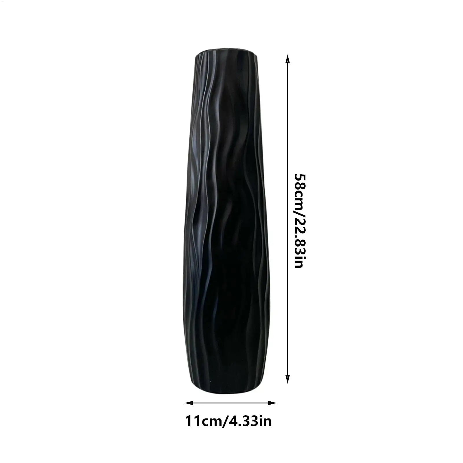 Large floor vase simple European-style plastic vase for hydroponics suitable for dried flower arrangements plant pots for homes Oasis Select