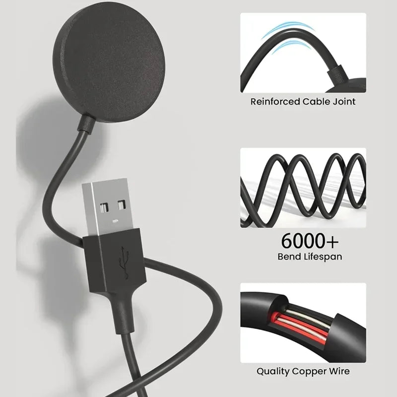 Samsung Galaxy Watch Magnetic Wireless Charger USB-A & USB-C Smartwatch Charger Oasis Select