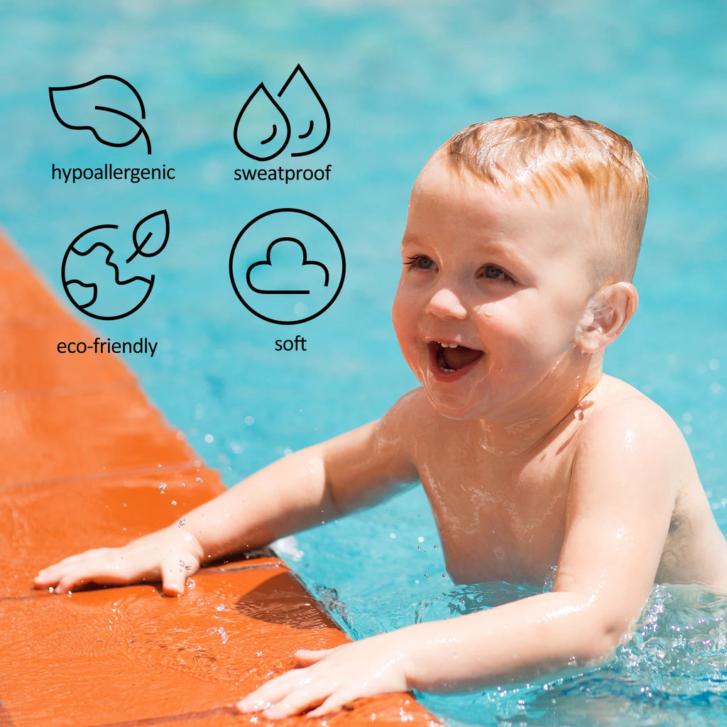 Baby Waterproof Ear Plugs Baby Swimming, Bathing, and Hair Washing Ear Protection Stickers Oasis Select