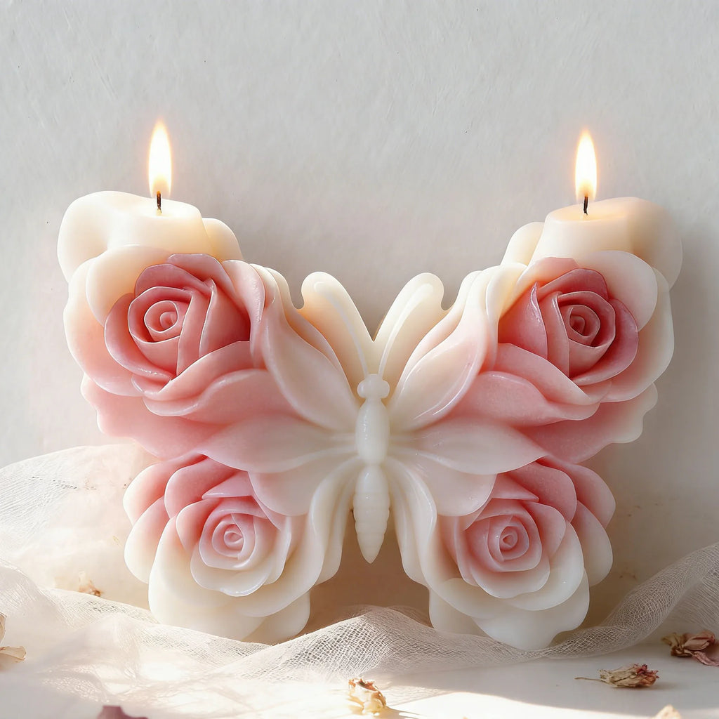 Flower Butterfly Silicone Molds for Baking DIY Epoxy Resin Crafts Hanging Decoration Aromatherapy Mold Candle Making Supplies Oasis Select