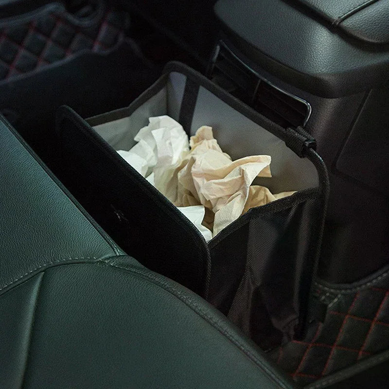 Portable Foldable Car Trash Can Waterproof Hanging Car Garbage Bin Multifunctional Car Interior Storage Container Oasis Select Default Title