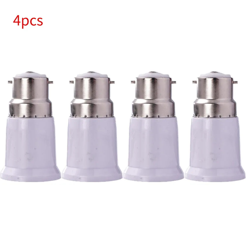B22 to E27 Lamp Holder Converter holder Bayonet to Screw Lamp Light Socket Bulb Base Spliter Extension Adapter LED Corn Bulb Oasis Select 4pcs