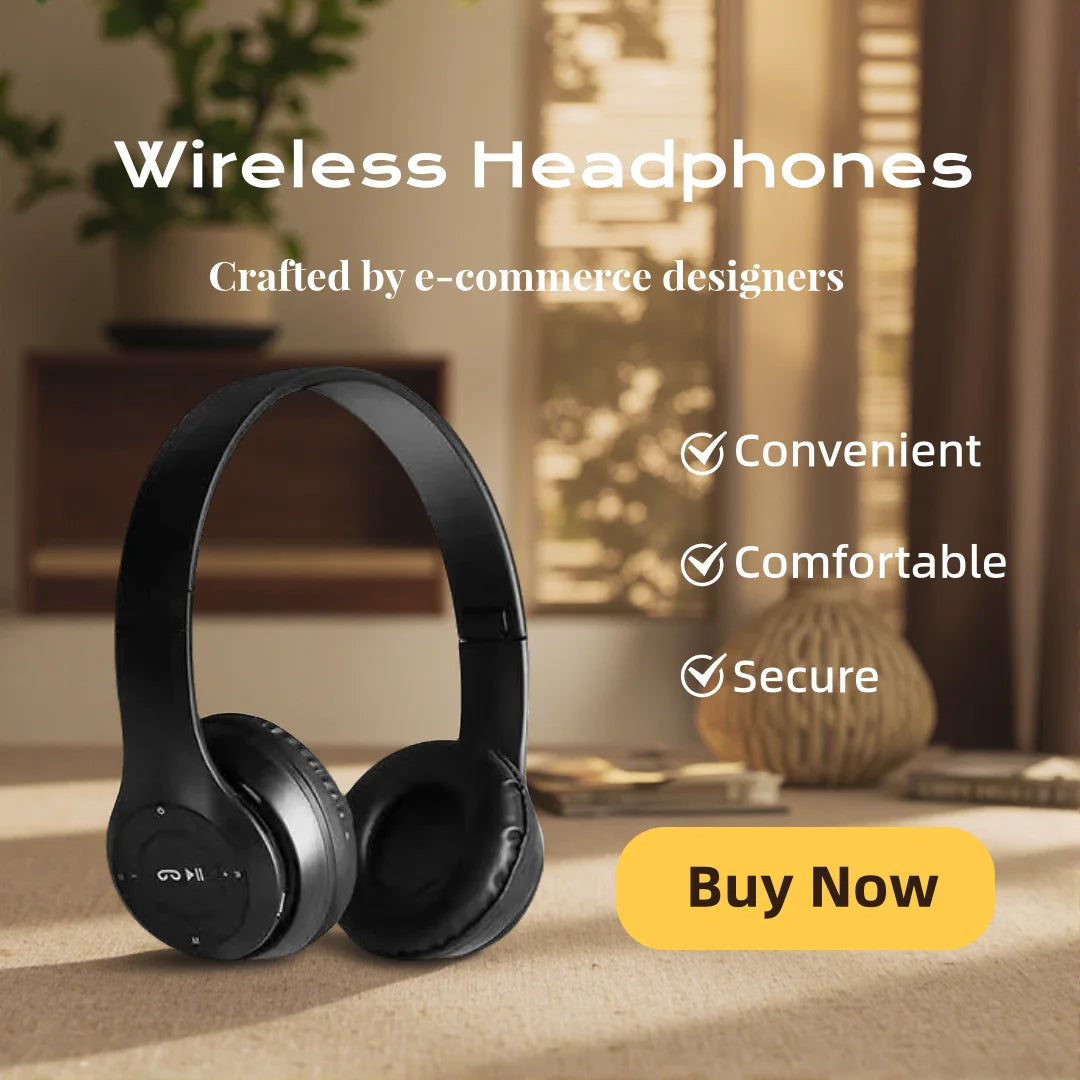 Foldable Bluetooth Headphones Wireless Overhead Earphones with Microphone Volume Control for iPhone And Android Game Headset Oasis Select Black