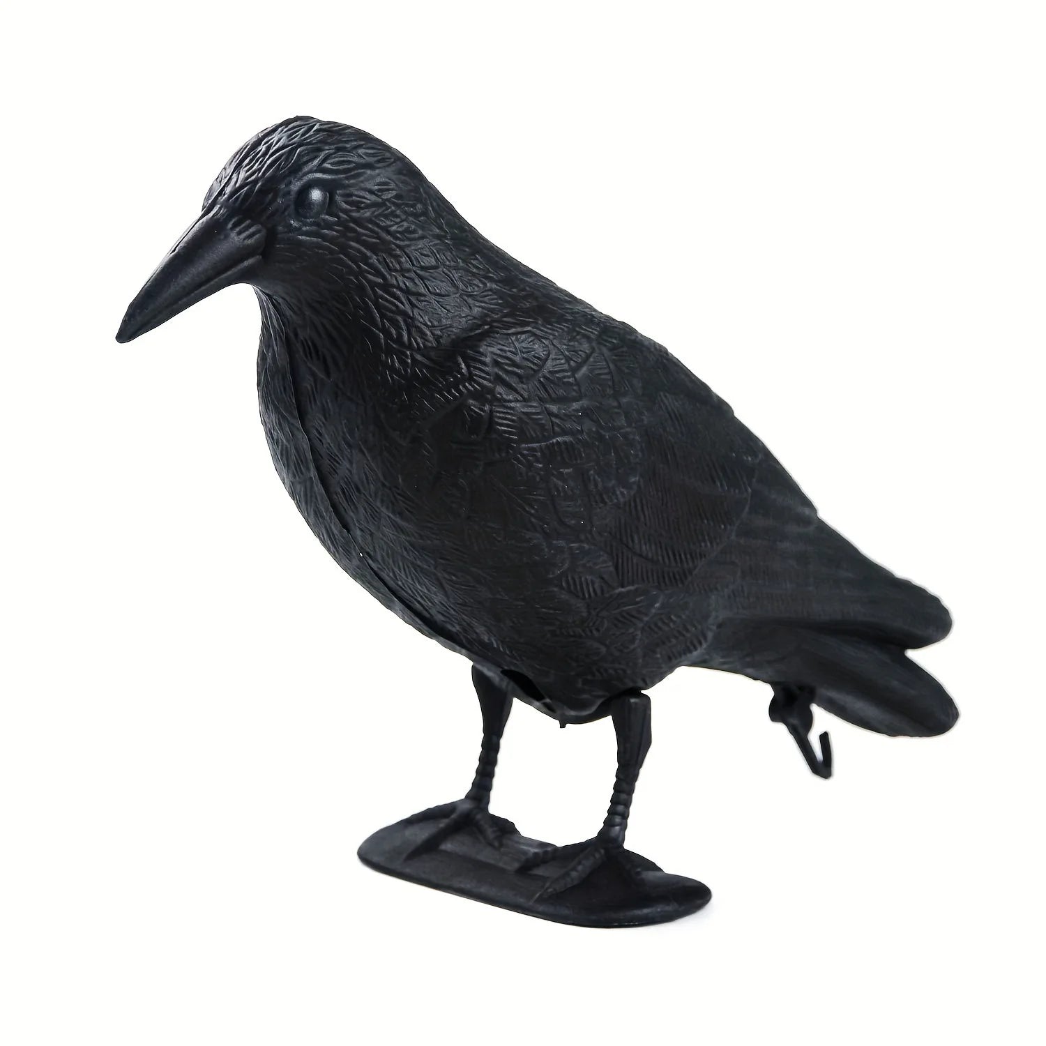 Simulation Black Raven Bird Crow Natural Prop Scary Pest Repellent Control Pigeon Repellent Raven Decoration Party Supplies Oasis Select