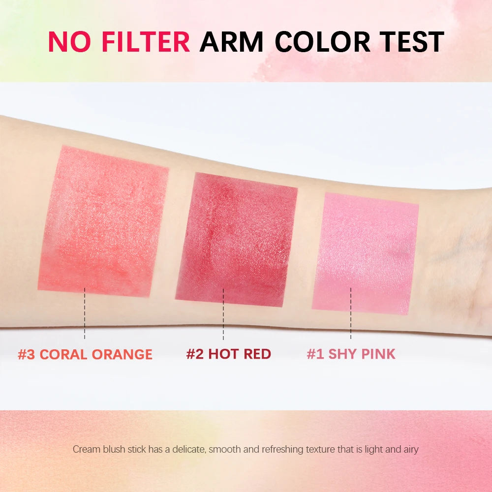 ibcccndc Multi-Use Blush Stick – Long-Lasting Creamy Blusher