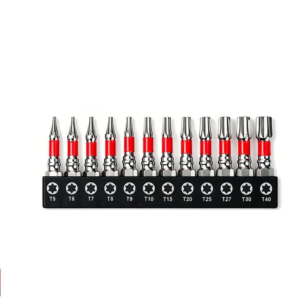 Magnetic Hex Screwdriver Bit Set S2 Steel 1/4" Impact Driver