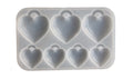 3D Heart Pendant Silicone Mold – Sturdy Easy-Release Resin Jewelry Craft Kit for DIY Charms, Valentine’s Day, New Year Oasis Select 1pcs