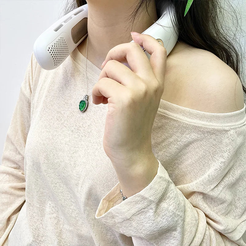 URGGU Bladeless Semiconductor Cooling Neck Fan – Hands-Free