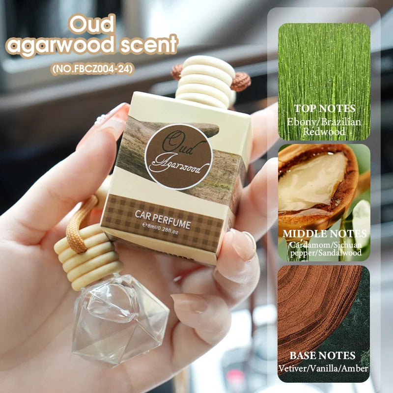 Woody Lemon Car & Home Air Freshener – Long-Lasting Scent Car Air Freshener Oasis Select Oud agarwood scent