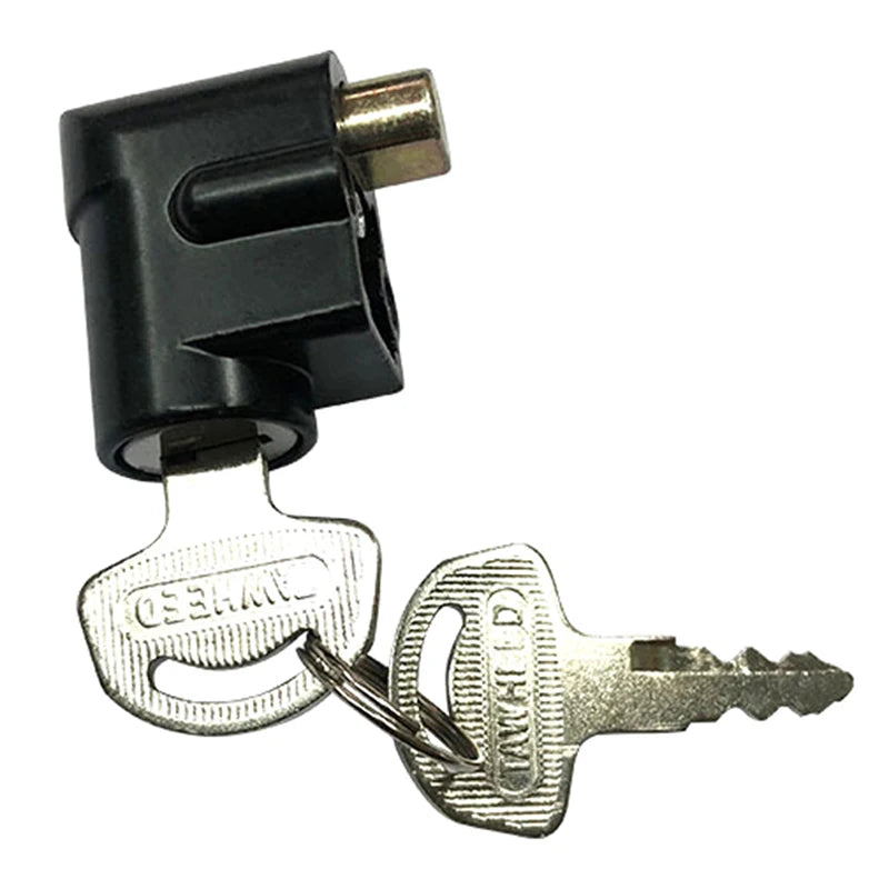 Wholesale Stainless Steel Motorcycle Steering Lock With Two Keys 2 Position Switch For GN125 GS125 Oasis Select
