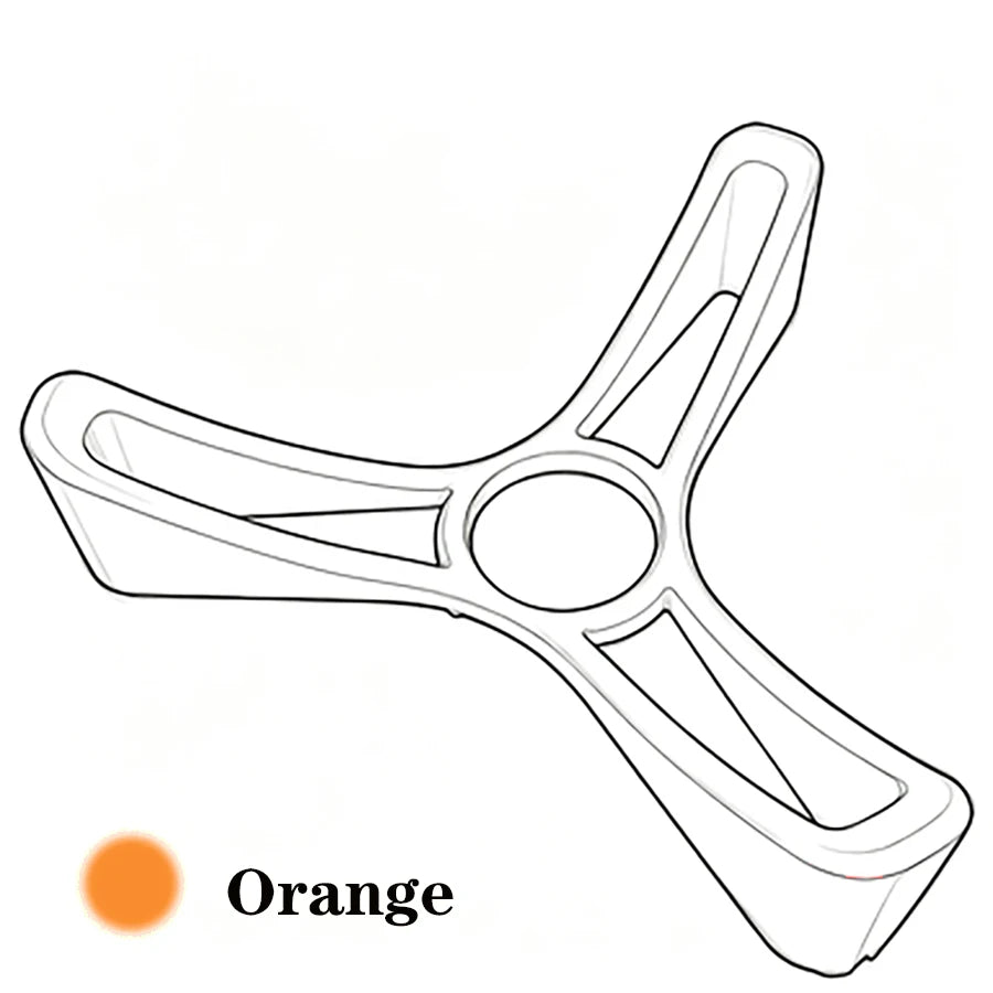 Basketball Stand Holder Universal Ball Display Rack Ball Storage Bracket for Basketball Volleyball Soccer 3-Prong Design Holder Oasis Select Orange