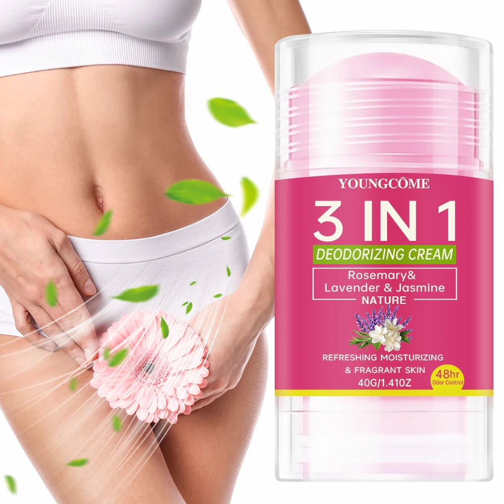 YOUNGCOME 3-in-1 Deodorizing Cream | Long-Lasting Fragrance Balm