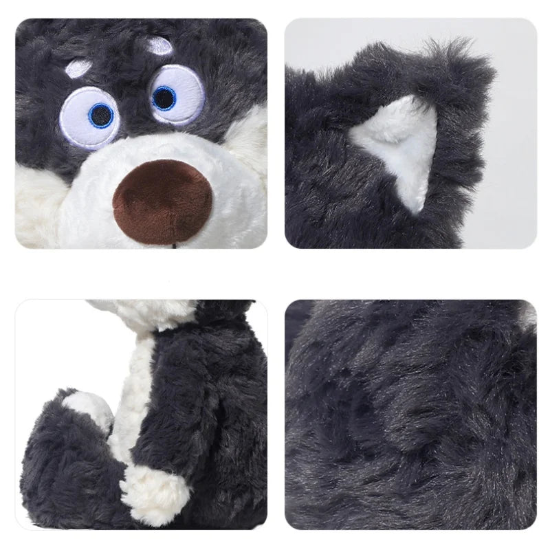 40cm Cute Gray Wolf Plush Toy Stuffed Animal Wolf Super Soft Plushie Doll Gift for Kids Oasis Select