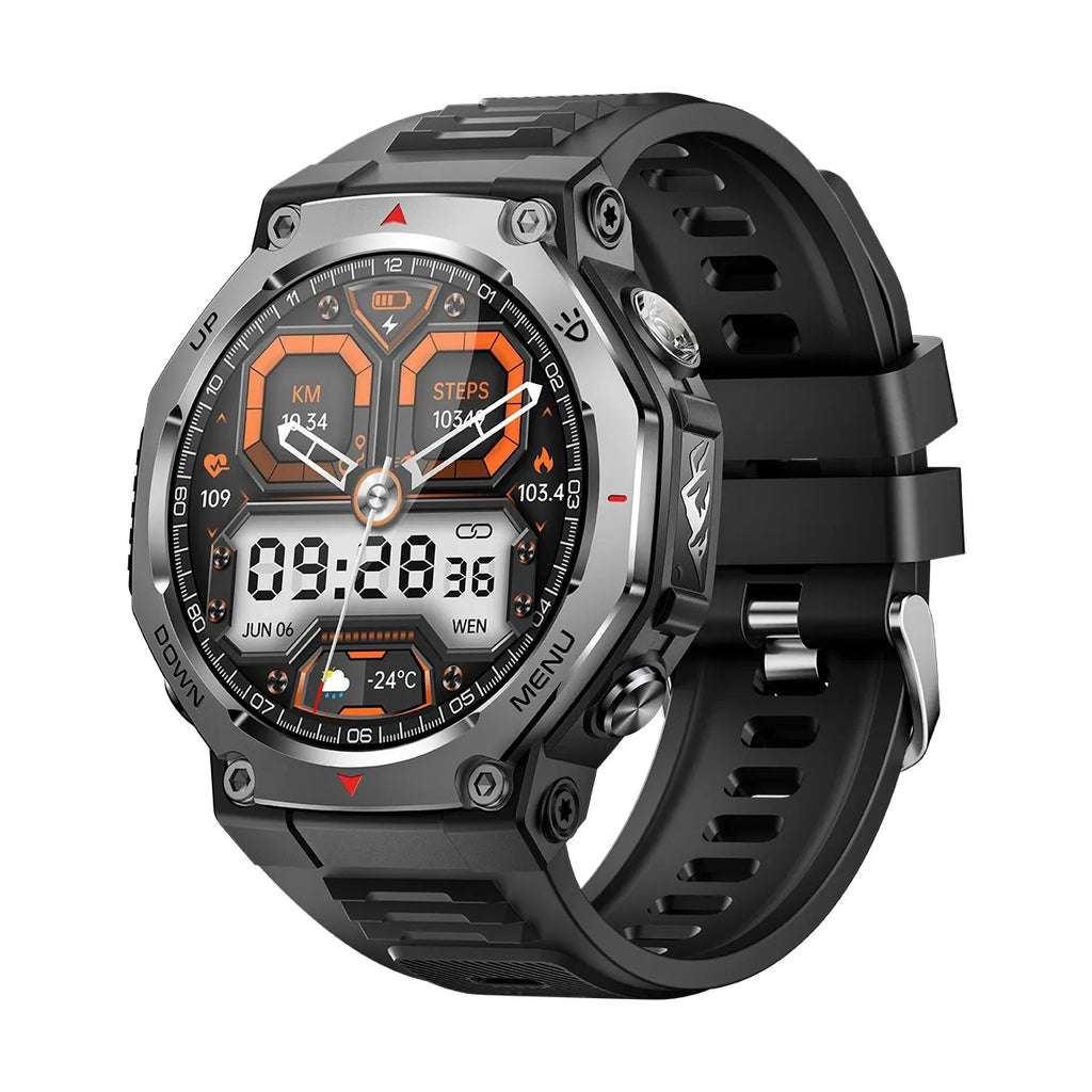 MINGCC Smartwatch – Wireless Calls, Fitness & Health Tracker