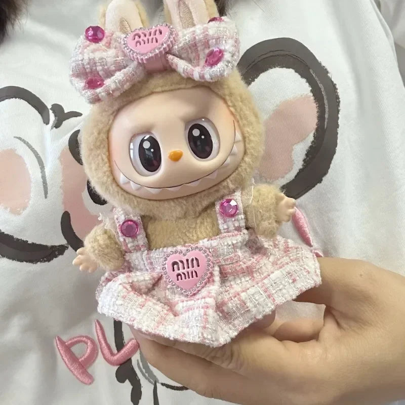 17cm Mini Plush Doll'S Clothes Outfit Accessories For Korea Kpop Exo Labubu Idol suit Clothing Gift，Only clothes and no dolls Oasis Select