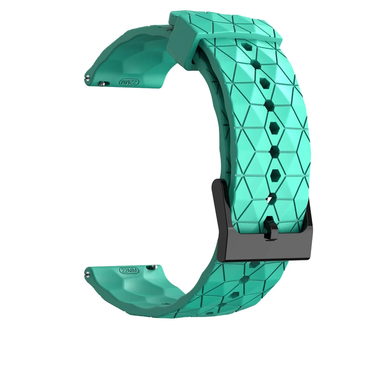 Silicone Watch Band 20mm 22mm – Samsung Huawei Garmin Strap Smartwatch Band Oasis Select Teal Green 20MM