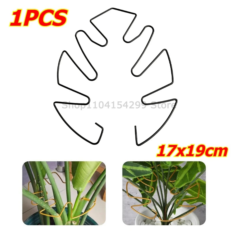 Adjustable Metal Plant Stem Support Flower Climbing Stem Holder Vine Branch Iron Hooks Garden Plant Climbing Plant Trainer Oasis Select Black-1pcs