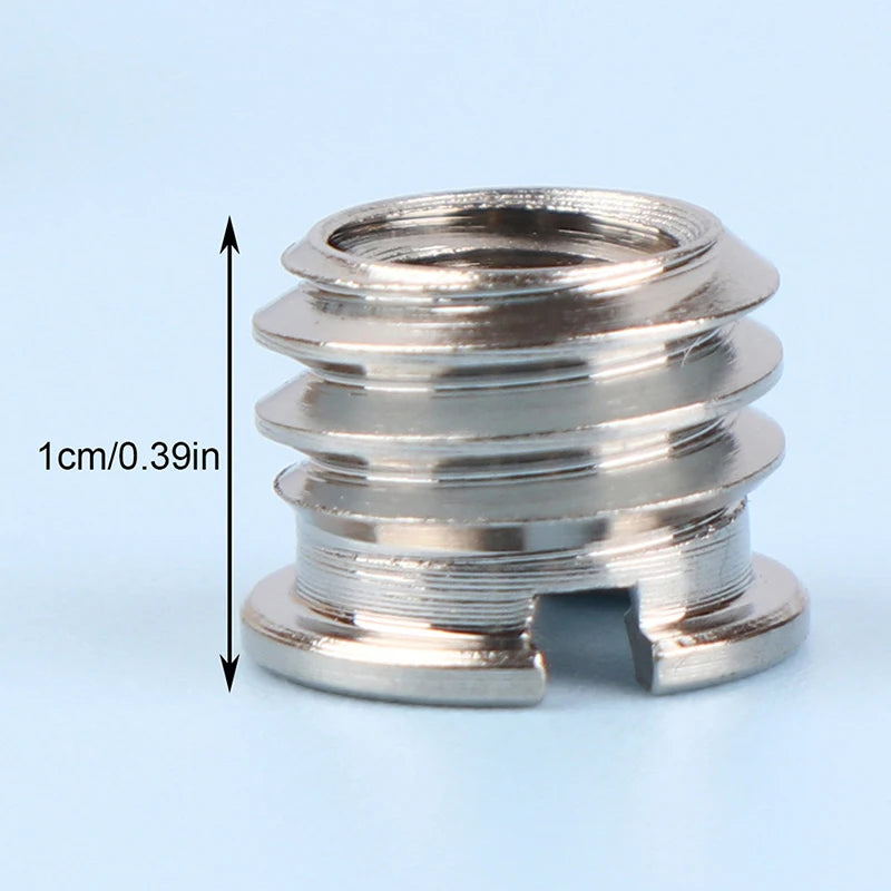 5Pcs Camera Screw Nut 1/4 To 3/8 Inch Convert Screws Standard Adapter Screw Quick Release Screw Tripod Mount Adapter Screw Oasis Select