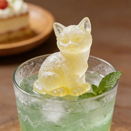 3D French Bulldog Silicone Ice Cube Mold Animal Shaped Candy Chocolate Soap Mold Cute Dog for Coffee Whiskey Cocktails Oasis Select