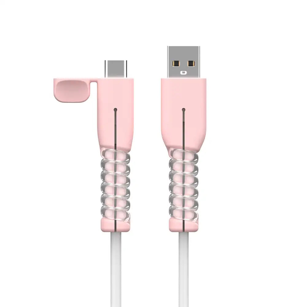 Silicone Type-C Cable Protector & Wire Winder | Multicolor Cable Protector Oasis Select 06