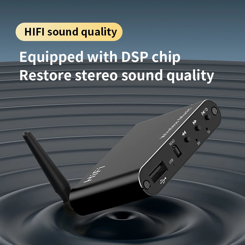 Bluetooth 5.4 Audio Receiver Transmitter 3.5MM AUX RCA USB U-Disk DSP Decoding EQ HIFI Stereo Surround Music Wireless Adapter Oasis Select