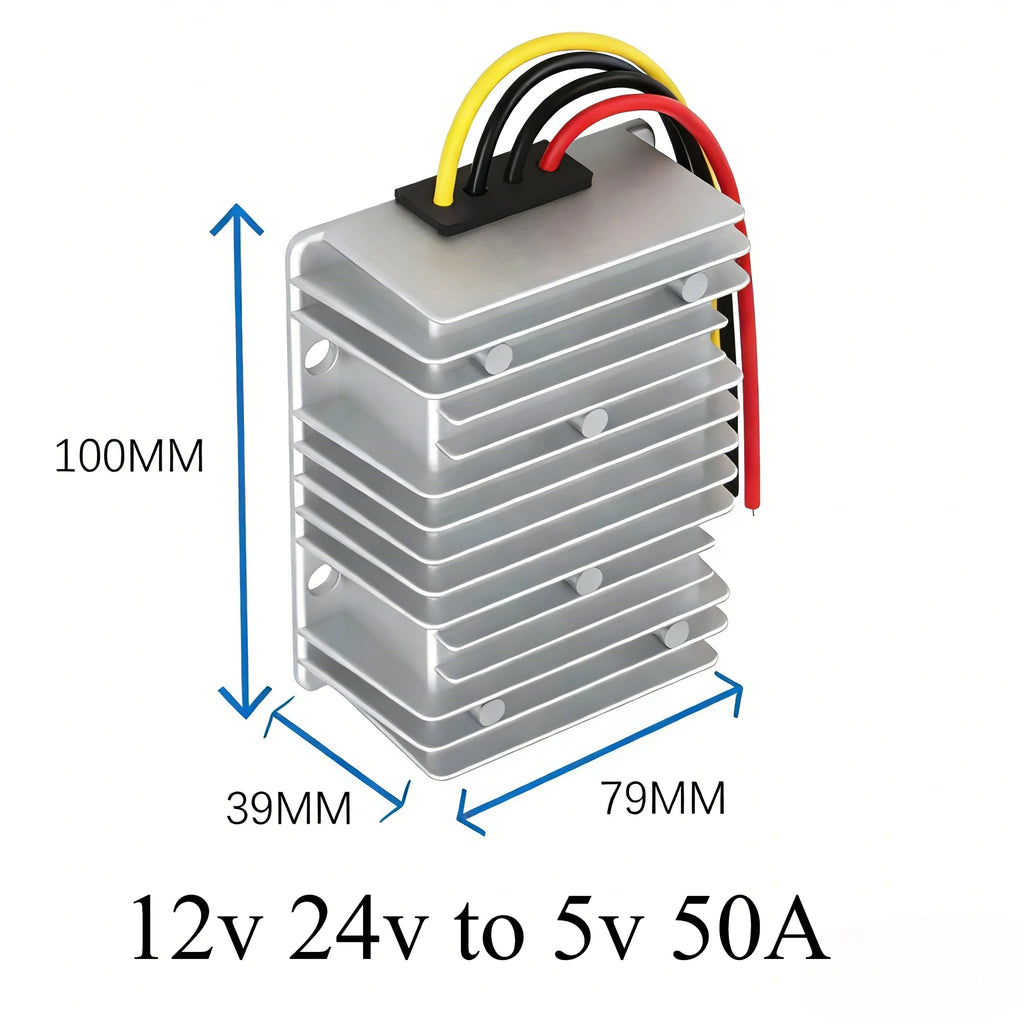 12V 24V to 5V 50A-1A Step Down Voltage Converter Voltage Reducer DC Converter Regulator 12 Volt to 5 Volt Buck Power Supply Oasis Select 12v 24v to 5v 50A 12V 24V 5V|CN
