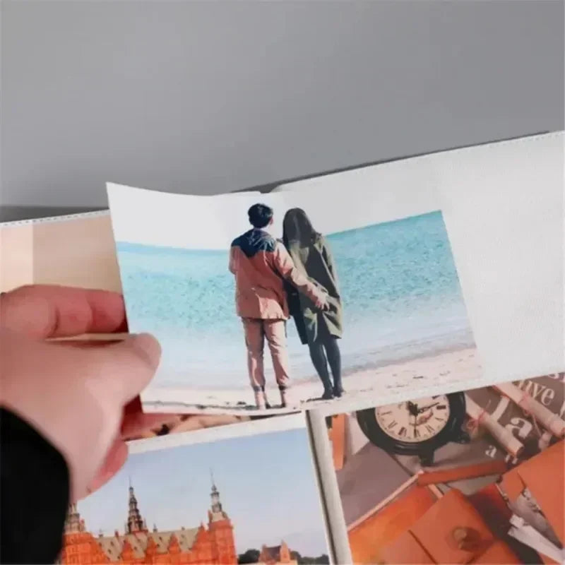 Home 6 Inch Family 100 Photo 10x15 Cm Image Art Photo Albums Interstitial Album Classic Retro Photo Album Collection Oasis Select